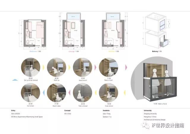 2017年iF设计新秀奖第二学期｜微型住宅－小空间大利用