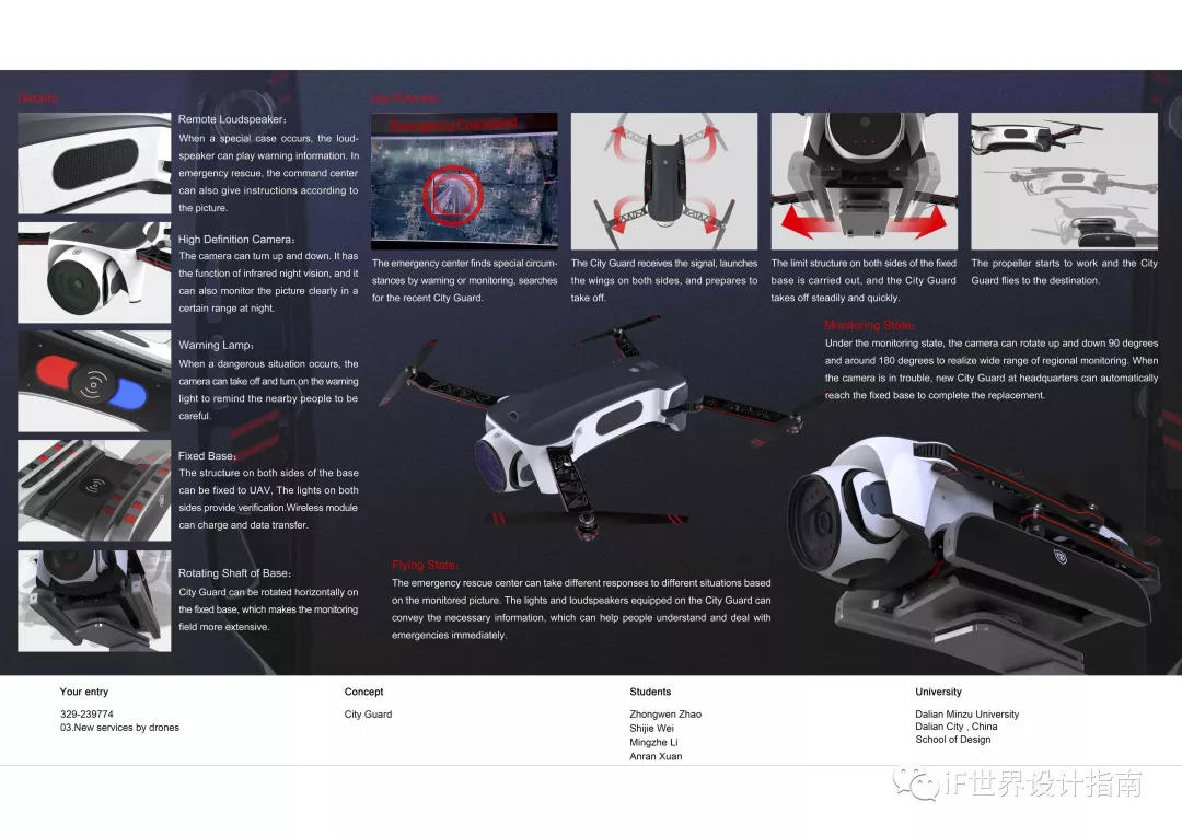 2018年iF设计新秀奖第一学期｜新的无人机服务项目（上）