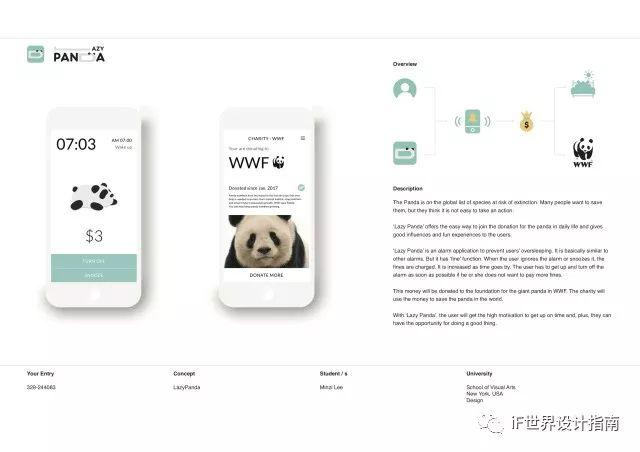 2018年iF设计新秀奖第一学期｜熊猫公益品牌