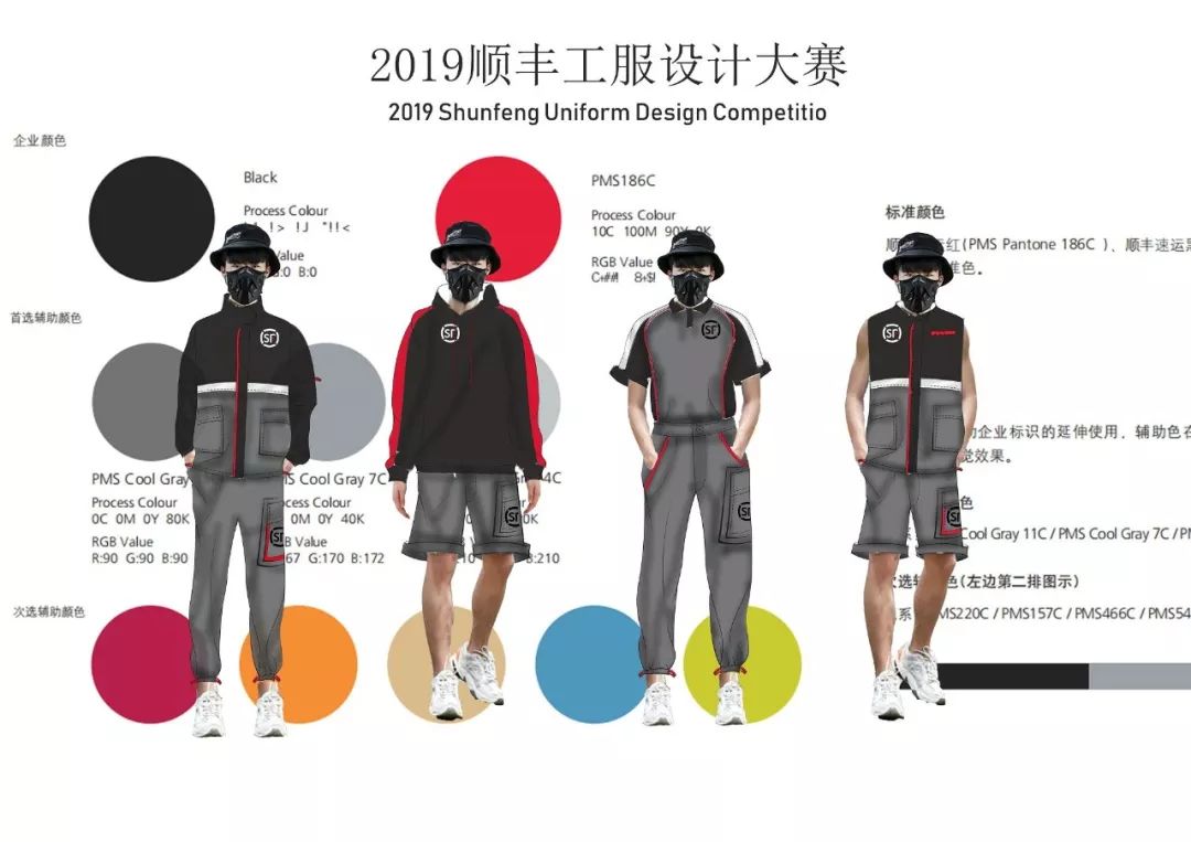 玩转“丰”潮,出色有你——2019顺丰工服设计大赛入围名单及效果图