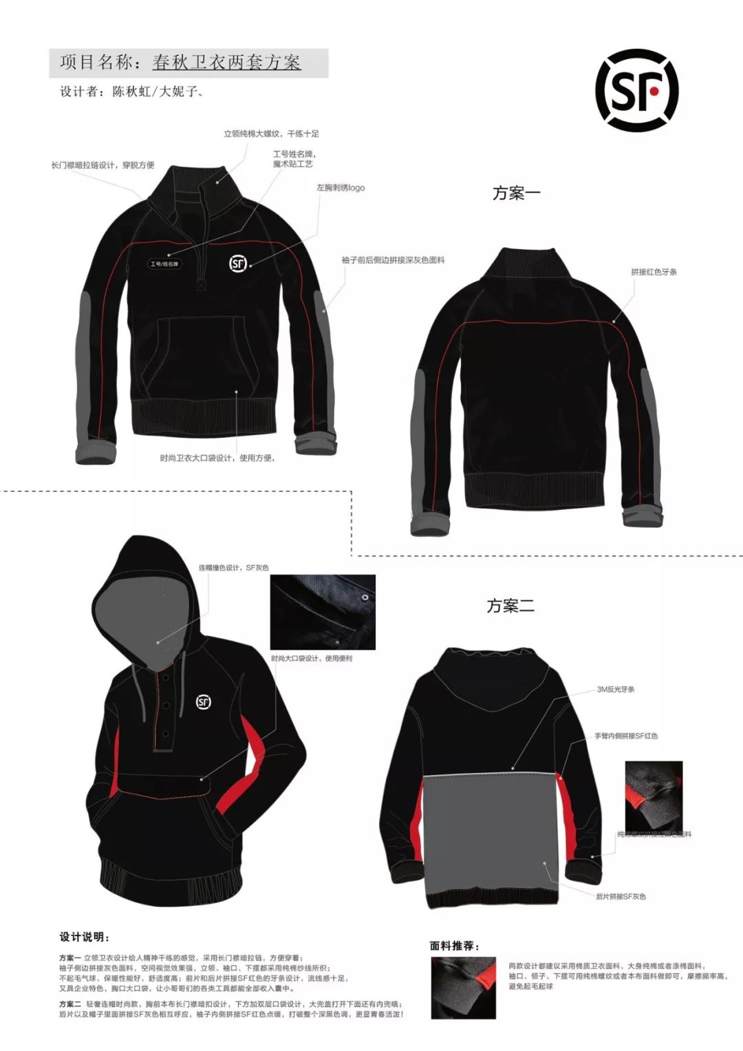 玩转“丰”潮,出色有你——2019顺丰工服设计大赛入围名单及效果图