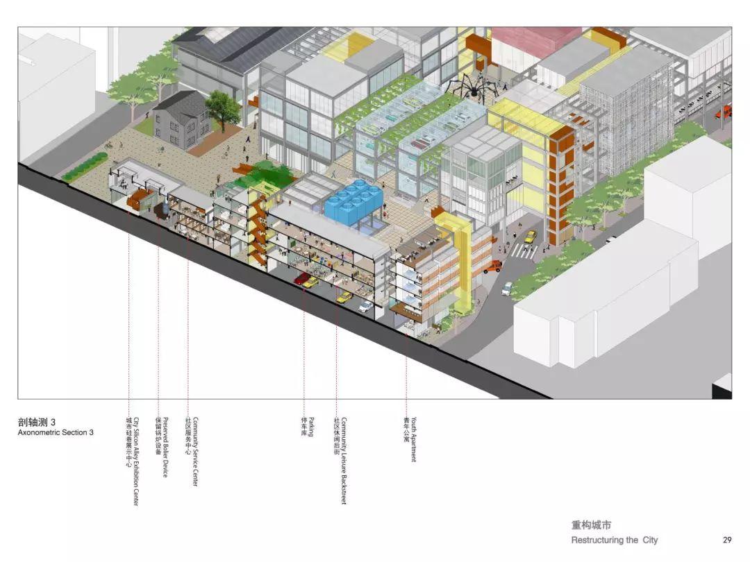 城市·硅巷——面向未来设计 南京老烟厂更新国际设计竞赛优秀奖作品--重构城市 Restructuring the City 城市·硅巷——面向未来设计 南京老烟厂更新国际设计竞赛优秀奖作品--重构城市 Restructuring the City
