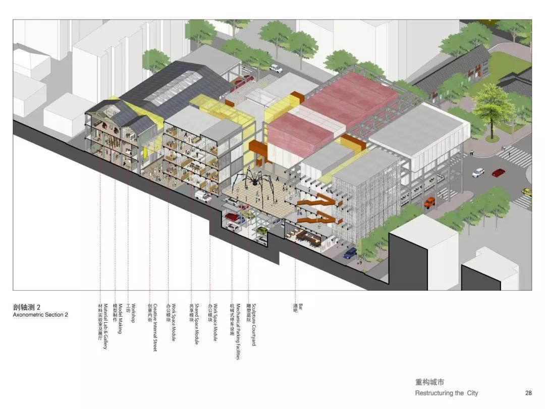 城市·硅巷——面向未来设计 南京老烟厂更新国际设计竞赛优秀奖作品--重构城市 Restructuring the City 城市·硅巷——面向未来设计 南京老烟厂更新国际设计竞赛优秀奖作品--重构城市 Restructuring the City