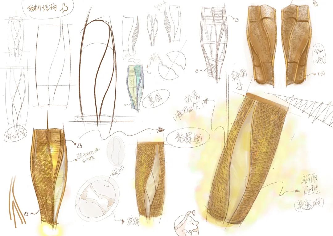 《基于竹工艺的竹产品设计》课程线上展 《基于竹工艺的竹产品设计》课程线上展