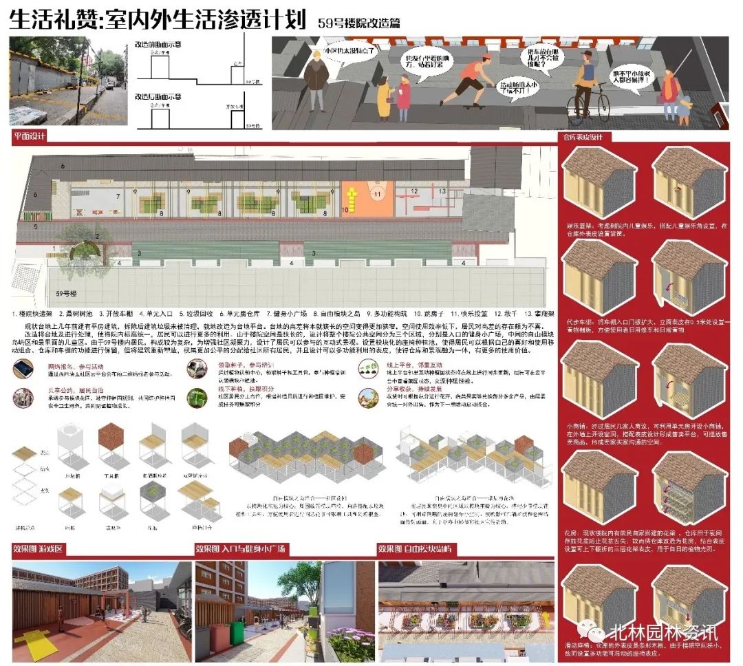 风景园林设计“云”评图丨园林学院大三梁希实验班(设计方向17级)街区更新课程 风景园林设计“云”评图丨园林学院大三梁希实验班(设计方向17级)街区更新课程
