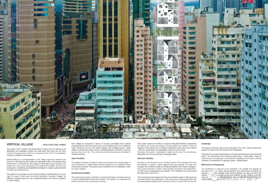 建筑竞赛结果 | 香港像素住宅概念设计竞赛结果 Hong Kong Pixel Homes(内附竞赛图纸) 建筑竞赛结果 | 香港像素住宅概念设计竞赛结果 Hong Kong Pixel Homes(内附竞赛图纸)